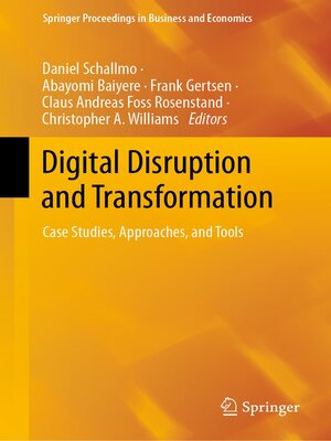cover image of Digital Disruption and Transformation